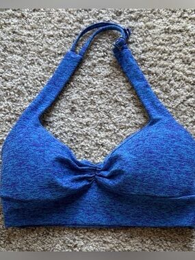 Bombshell Neon Blue Rave Bra